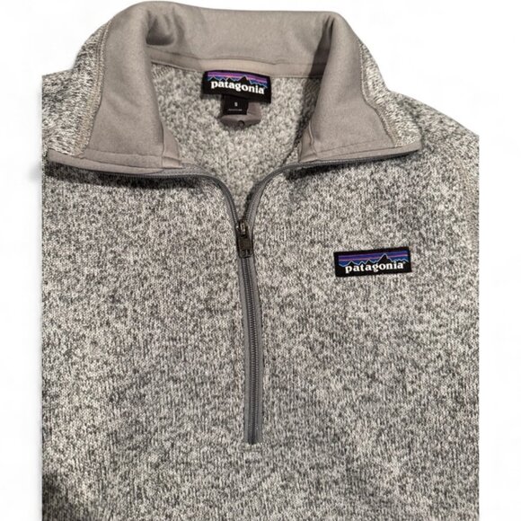 Patagonia Better Sweater 1/4 Zip – Women’s Small – Gray – Excellent Condition - Picture 4 of 7